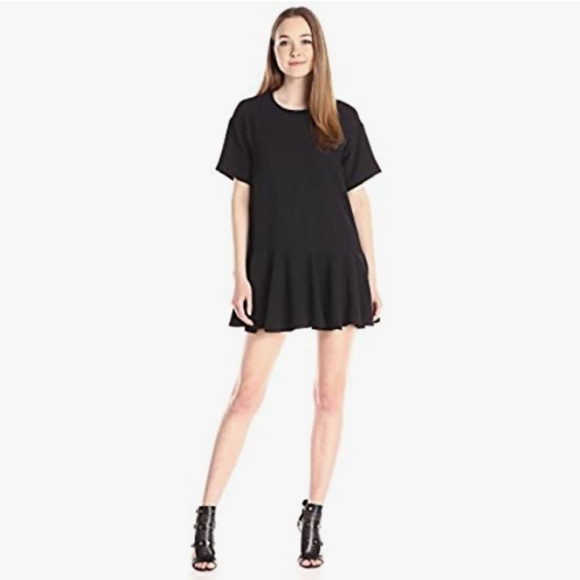 71fhq arrow crepe size 4 French connection little black dress - Picture 1 of 10